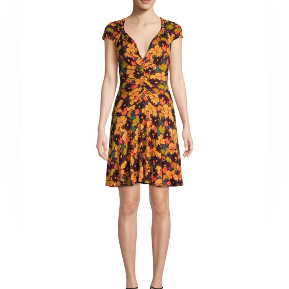 Free People Key To Your Heart Floral Mini Dress